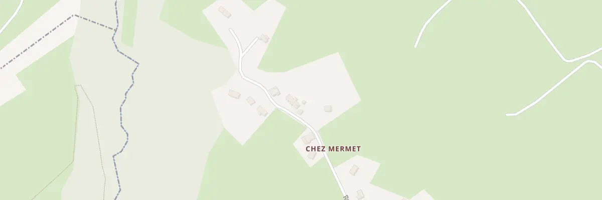 Plan du 1160 Rte de Chez Mermet à Viuz-la-Chiésaz