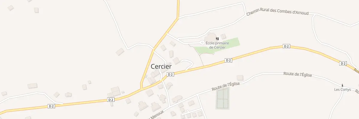 Plan du 123T Rte d’Allonzier à Cercier