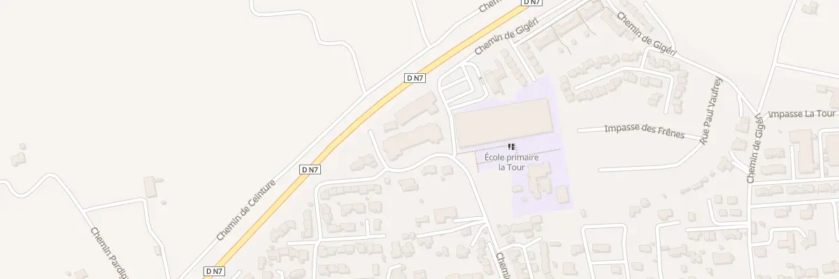 Plan du 310 Che de Bonavaou à Brignoles