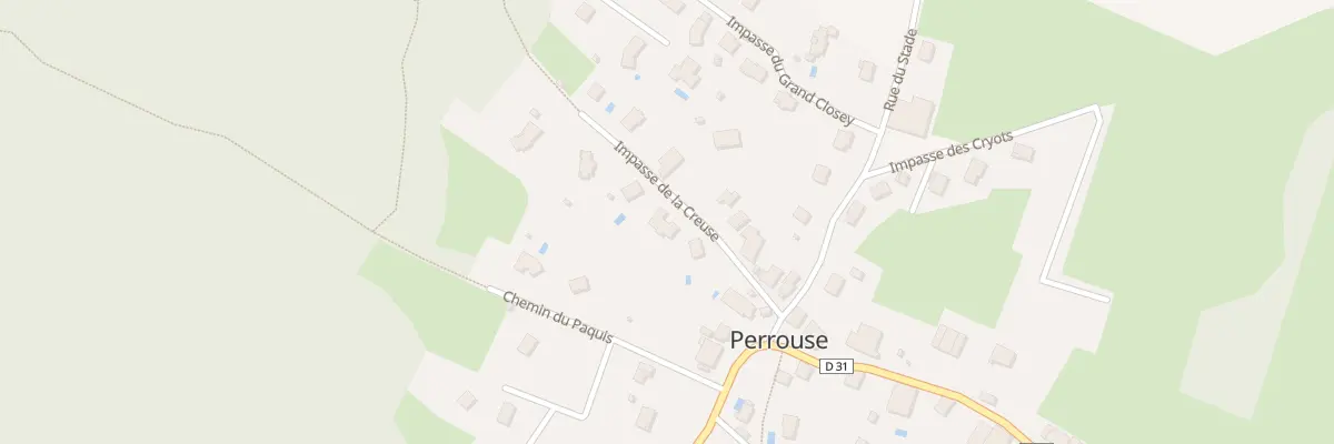 Plan du 5 Rue de la Creuse à Perrouse