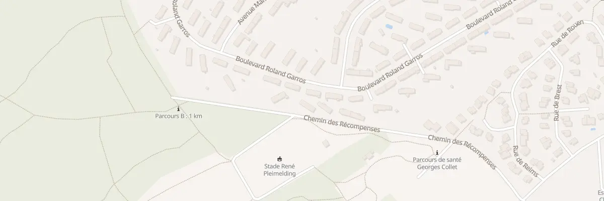 Plan du 253 Bd Roland Garros à Liverdun