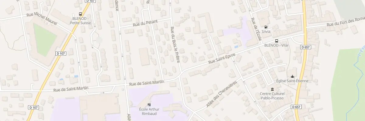 Plan du 2 Rue du Bois le Prêtre à Blénod-lès-Pont-à-Mousson