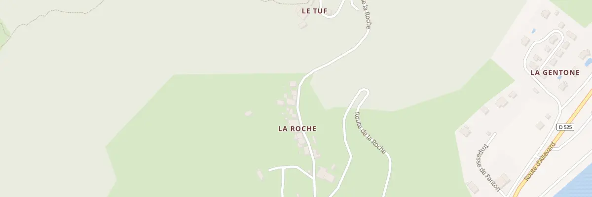 Plan du 1201 Rte de la Roche à Crêts en Belledonne