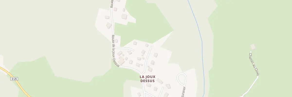 Plan du 87 Che des Epiceas à Prémanon