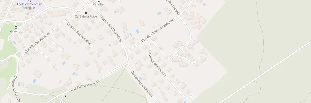 Plan du 1 Rue Amédée Ponceau à Besançon