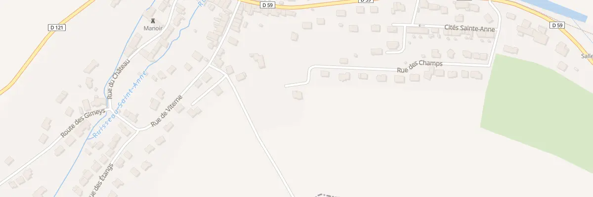 Plan du 23 Rue des Champs à Sexey-aux-Forges