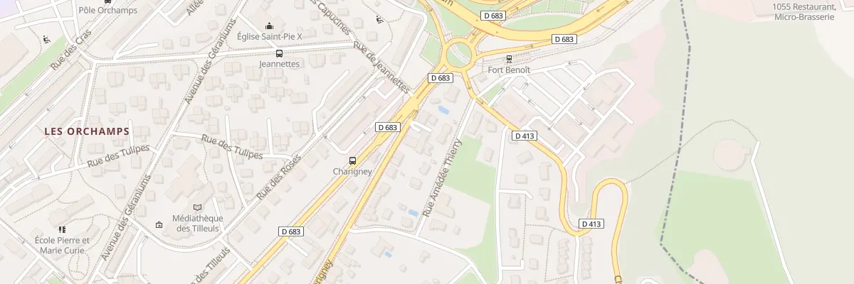 Plan du 52 Rue de Charigney à Besançon