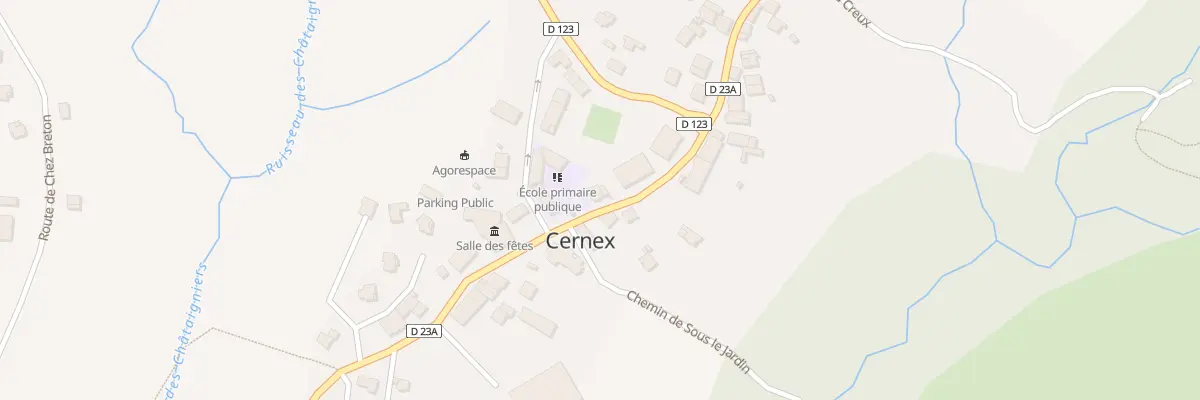 Plan du 5057 Cernex à Cernex