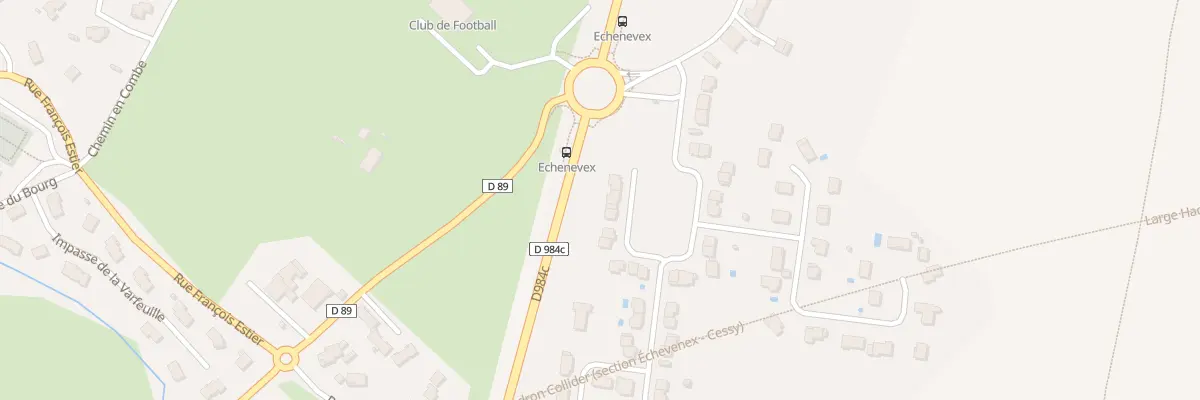 Plan du 2 Rue de la Table Ronde à Échenevex