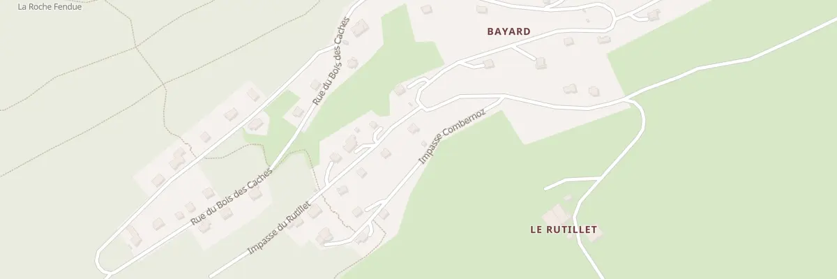 Plan du 1 Bayard à Foncine-le-Haut