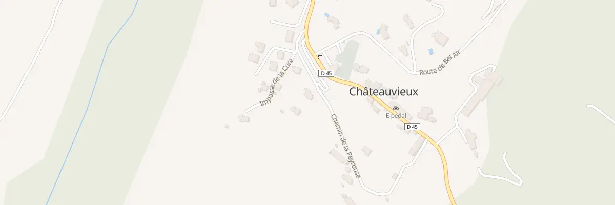 Plan du 140 Che de la Peyrouse à Châteauvieux