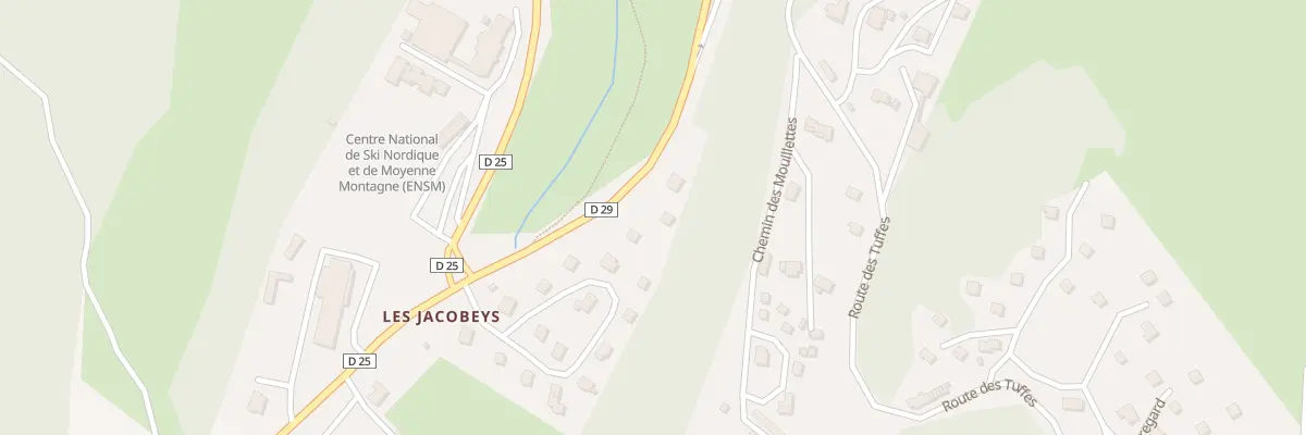 Plan du 152 Rte des Jouvencelles à Prémanon
