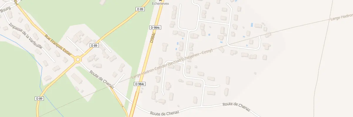 Plan du 12 Rue de la Table Ronde à Échenevex
