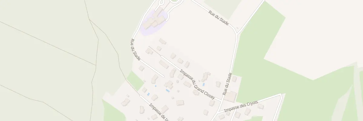 Plan du 8 Imp du Grand Closey à Perrouse