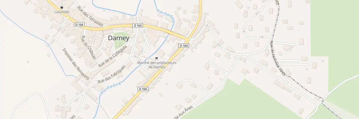 Plan du 5 Rue de la Gare à Darney