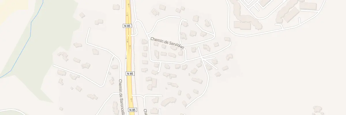 Plan du 2 Che de la Tour Carrée à Gap