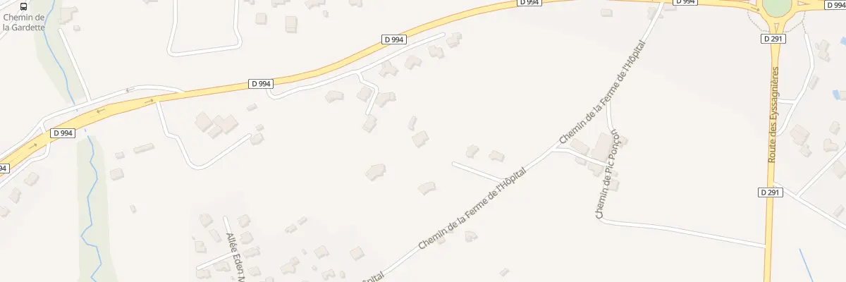 Plan du 19B Che Ferme de l’Hopital à Gap