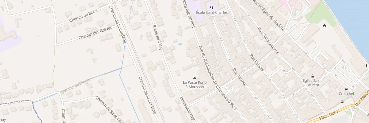 Plan du 73 Rue du Vingt Sixieme Bcp à Pont-à-Mousson