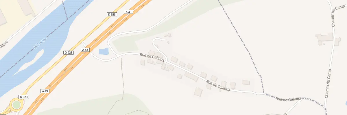 Plan du 692 Rue de Galloux à Sainte-Hélène-du-Lac
