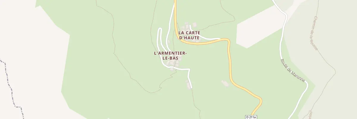 Plan du 1 Che du Lac de l’Oisans à La Garde
