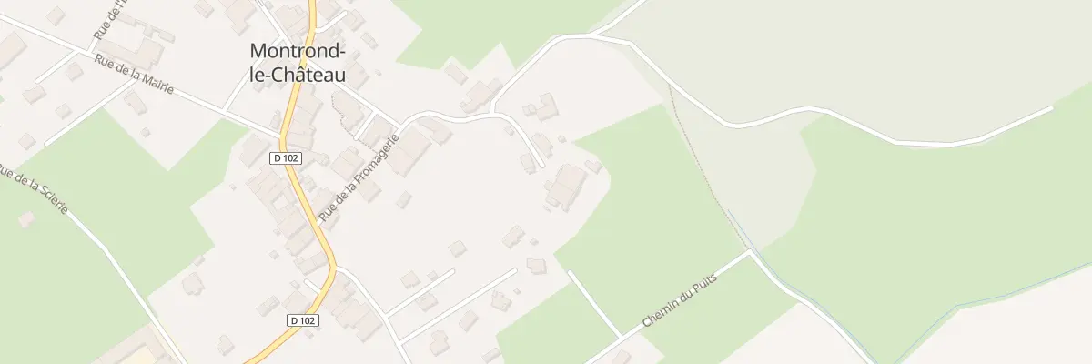 Plan du 10 Rue de l’Eglise à Montrond-le-Château