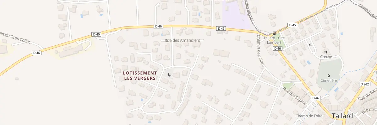 Plan du 4 Rue des Noisetiers à Tallard