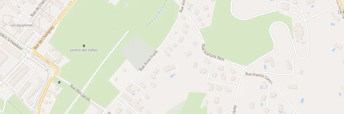 Plan du 30 Rue Anne Frank à Besançon