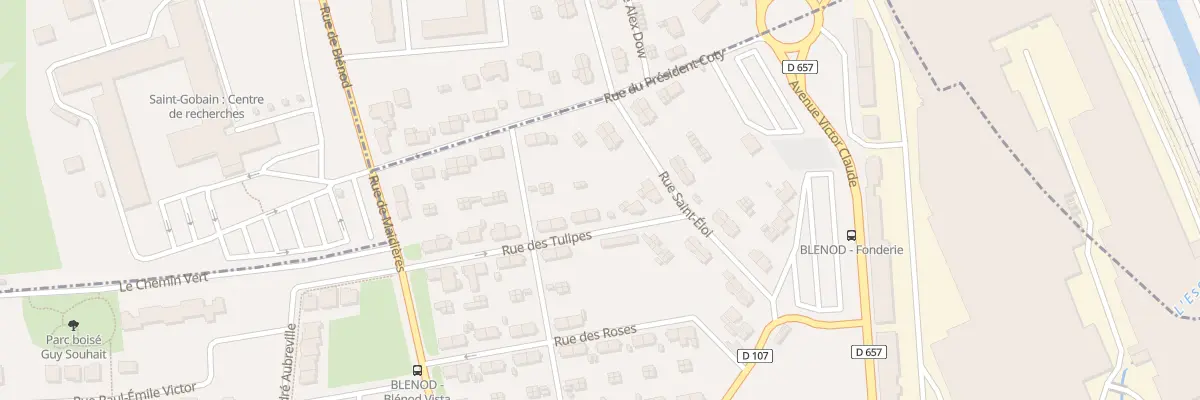 Plan du 96 Rue des Tulipes à Blénod-lès-Pont-à-Mousson