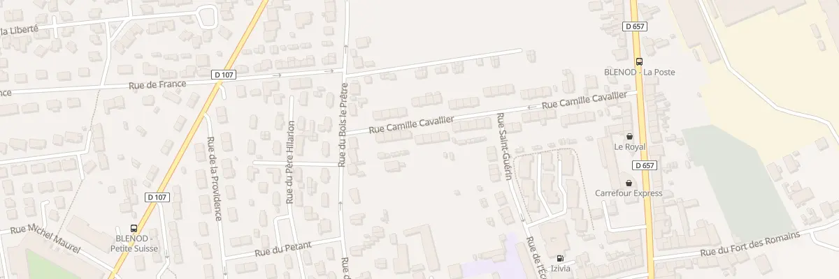 Plan du 27 Rue Camille Cavallier à Blénod-lès-Pont-à-Mousson