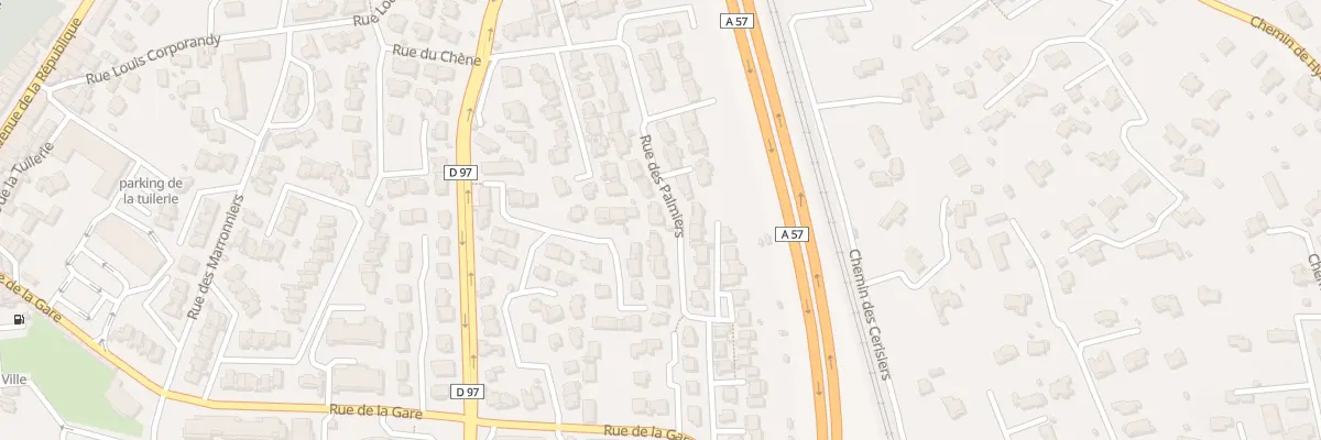 Plan du 75 Rue des Palmiers à La Farlède
