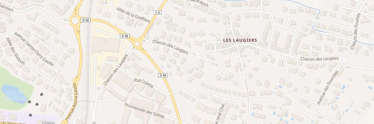 Plan du 560 Che des Laugiers à Solliès-Pont