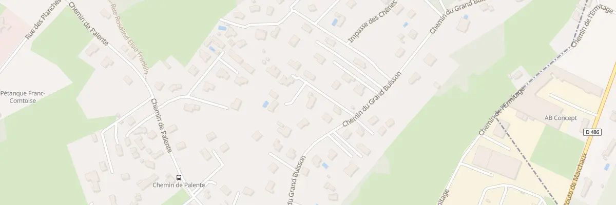 Plan du 13C Che du Grand Buisson à Besançon