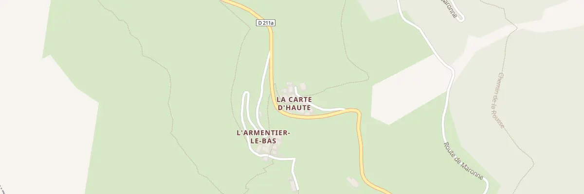 Plan du 5067 La Carte d’Haute à La Garde