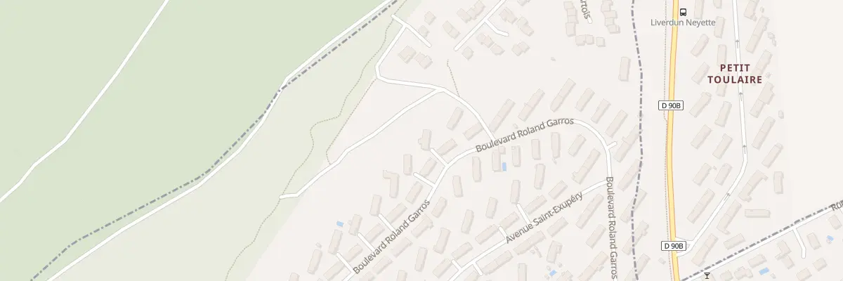 Plan du 520 Bd Roland Garros à Liverdun