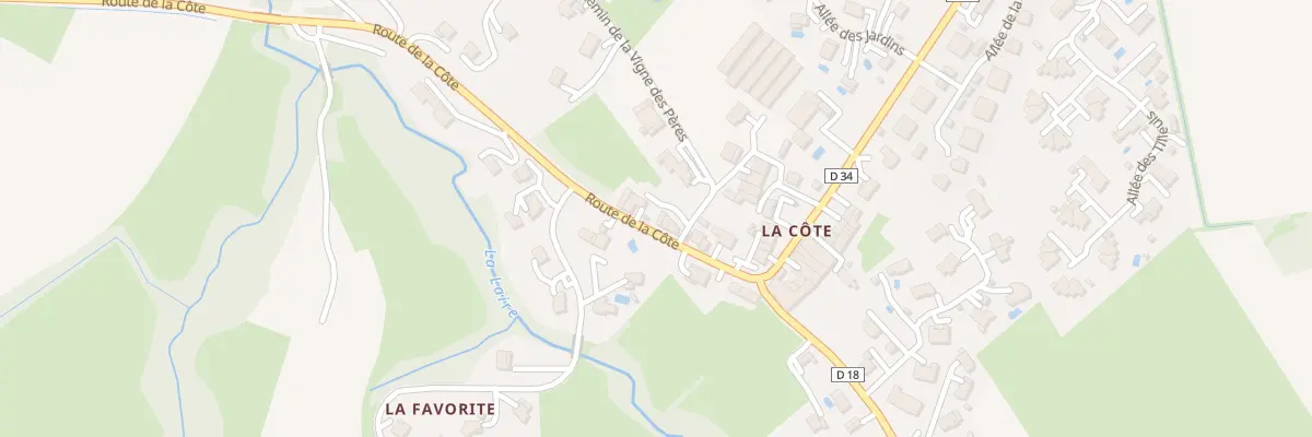 Plan du 891 Rte de la Côte à Viry
