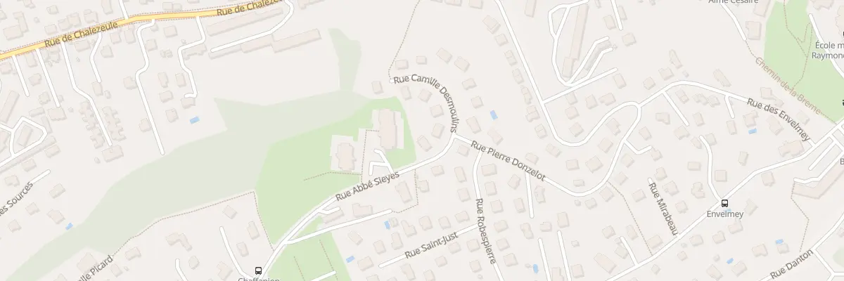 Plan du 2 Rue Abbé Sieyes à Besançon