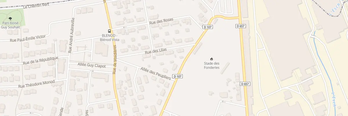 Plan du 51 Rue des Lilas à Blénod-lès-Pont-à-Mousson