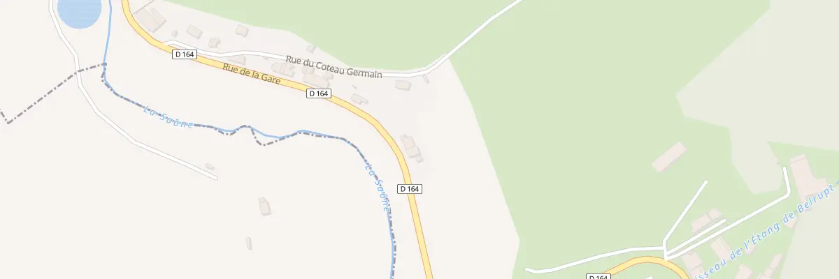 Plan du 59 Rue de la Gare à Darney