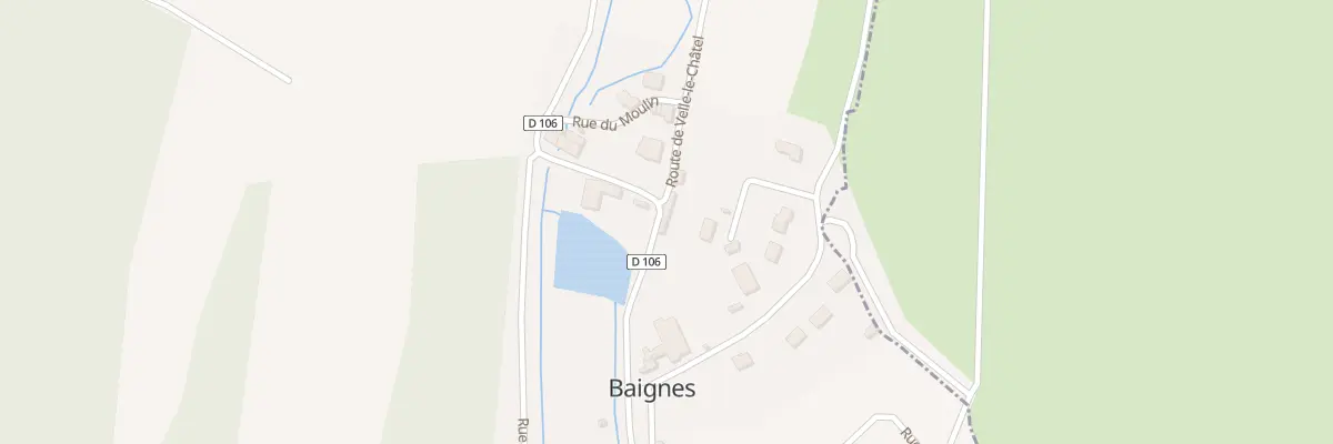Plan du 3 Grande Rue à Baignes