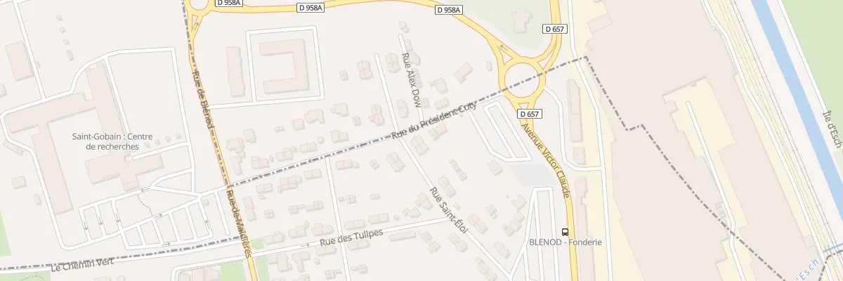 Plan du 32 Rue Saint Eloi à Blénod-lès-Pont-à-Mousson