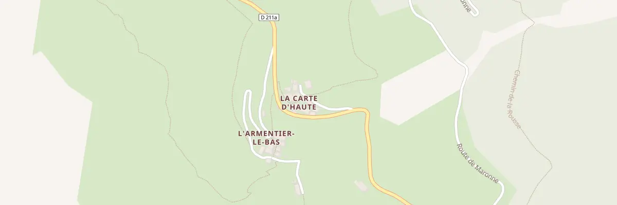 Plan du 5066 La Carte d’Haute à La Garde