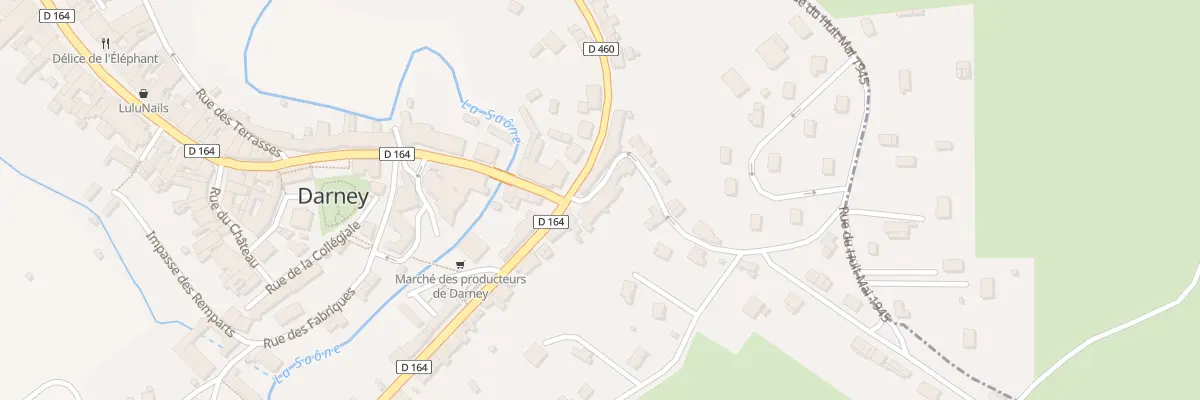 Plan du 4 Rue de la Côte à Darney