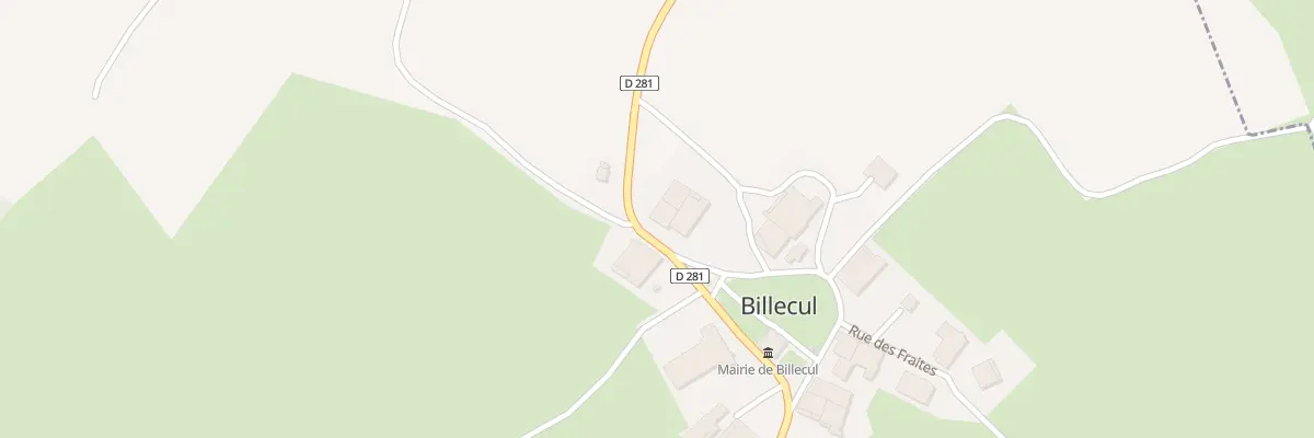 Plan du 5004 Rue Grande Rue à Billecul