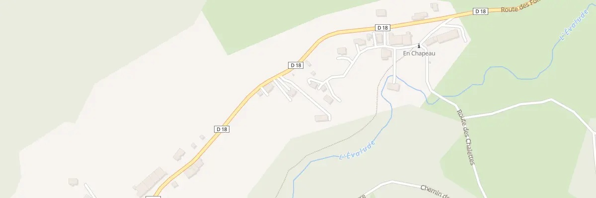 Plan du 2388 Rte des Fontaines à Bellefontaine