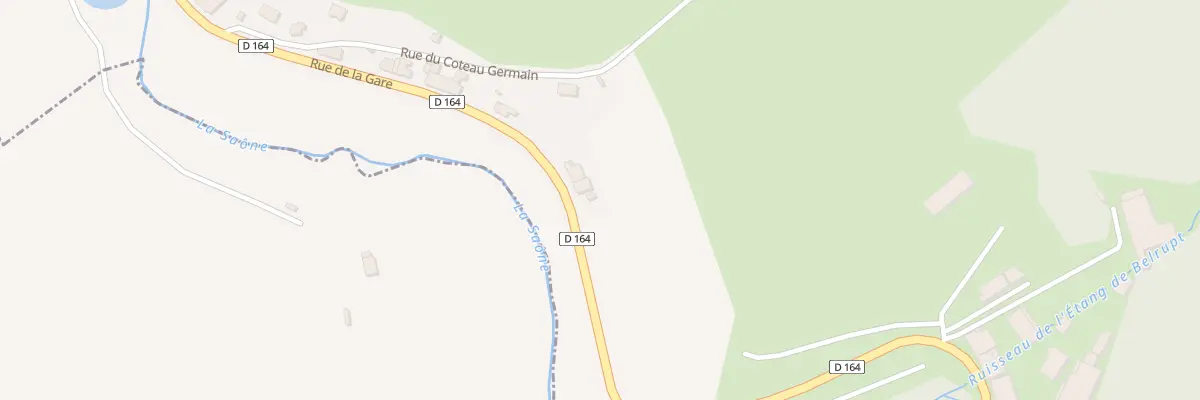 Plan du 59B Rue de la Gare à Darney