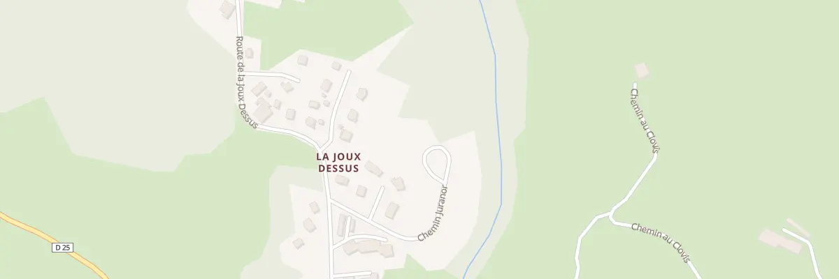 Plan du 250 Che Juranor à Prémanon