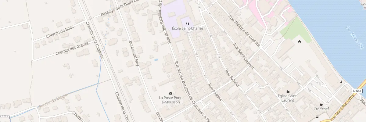 Plan du 58 Rue du Vingt Sixieme Bcp à Pont-à-Mousson