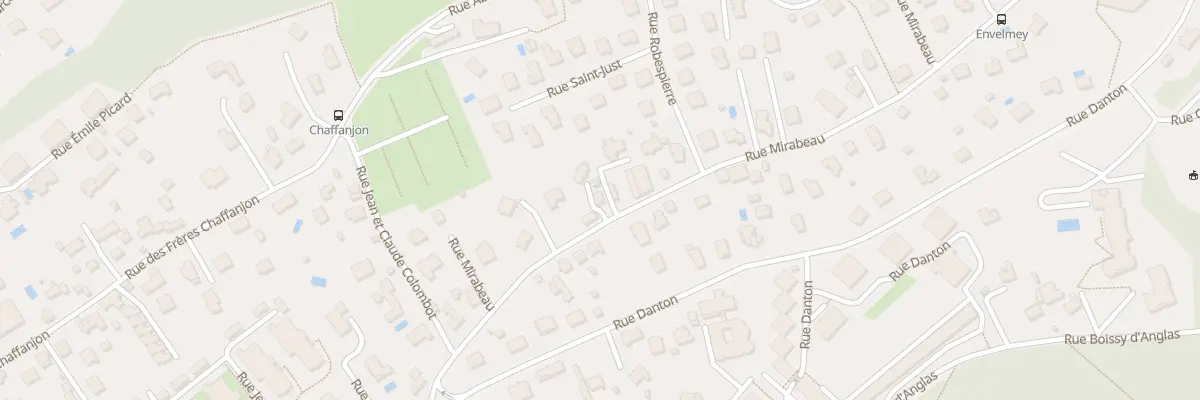 Plan du 23 Rue Mirabeau à Besançon