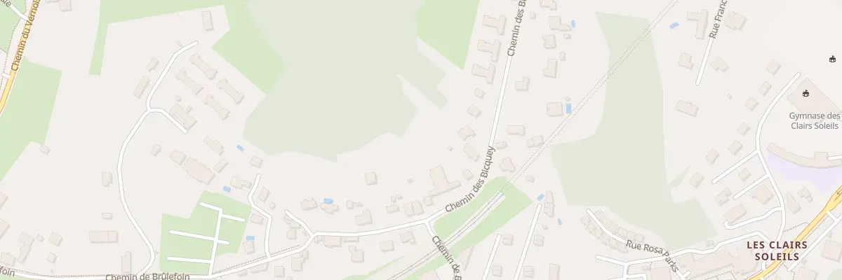 Plan du 1 Che des Bicquey à Besançon