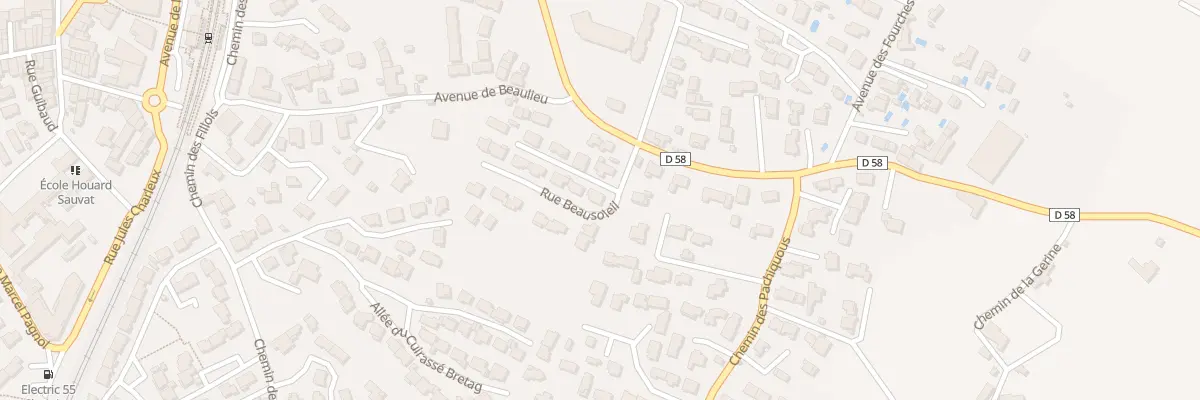 Plan du 6 Av Beausoleil à Solliès-Pont